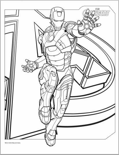 Avengers coloring pages p