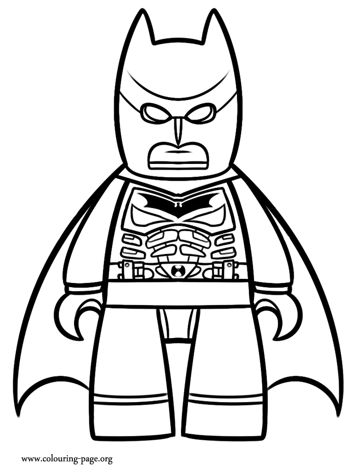 Batman lego coloring pages