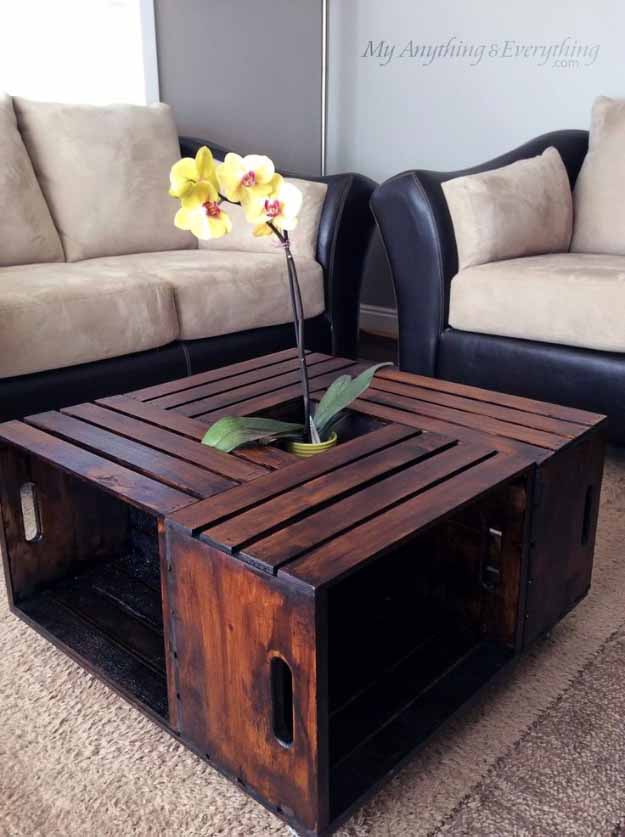 DIY coffee table