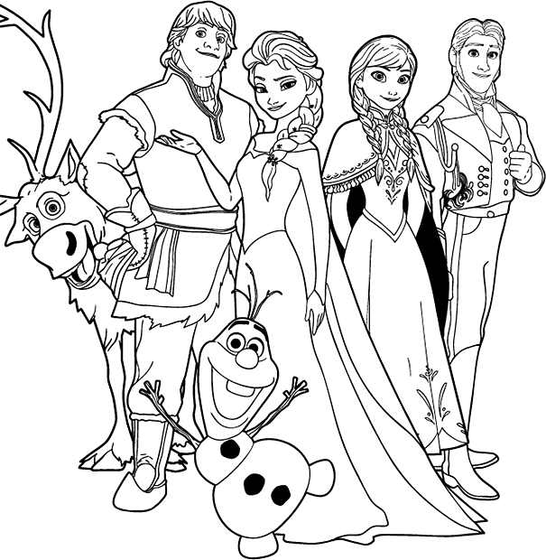 Fantasizing Frozen Birthday Party Ideas Coloring Pages Disney Characters Gambar