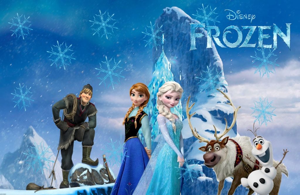 Frozen Wallpaper with main Characters