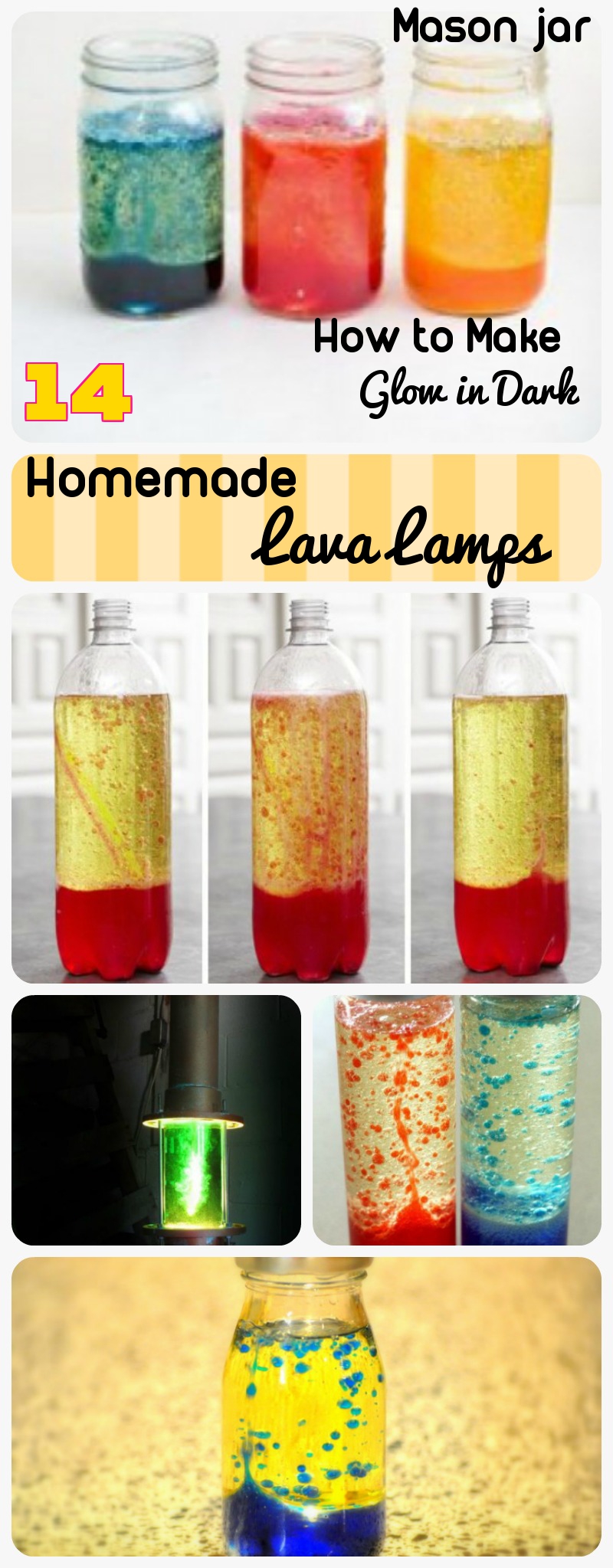 14 DIY Homemade Lava Lamp Ideas