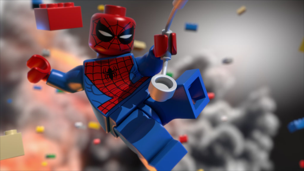 Lego Spiderman wallpaper