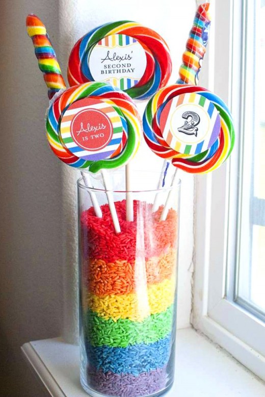 DIY Rainbow Birthday party ideas 
