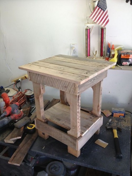 Some Useful Ideas on Making Reclaimed DIY Pallet End Tables and Furniture