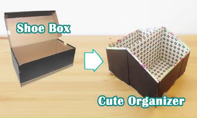 DIY Ideas Storage Organizer with Shoe box (1)