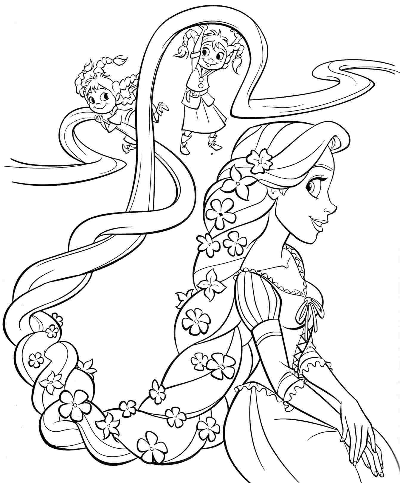 tangled eugene coloring pages - photo #12
