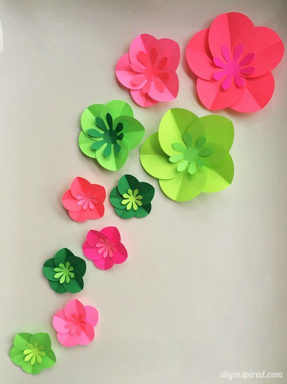 12 Step By Step DIY Papers Made Flower Craft Ideas for Kids - Diy Craft