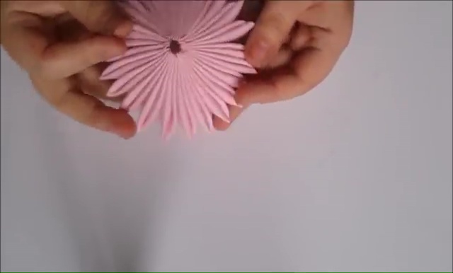 How to Ribbon Flower with Pearl Beads (17)