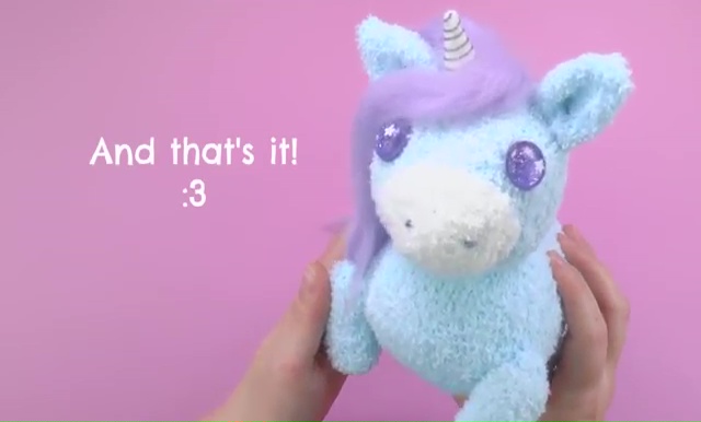 How to make a socks unicorn (65)
