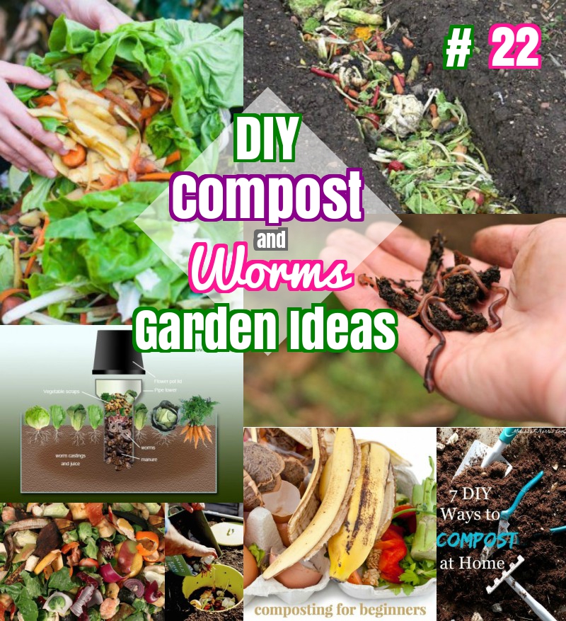 DIY Compost and Worm Towers Garden Ideas