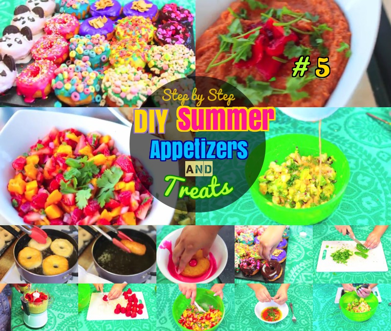 DIY Delicious Summer Appetizer treat recipes