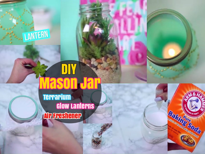 DIY How t o Make Painted Mason Jars