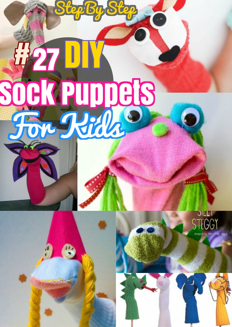 DIY How to Make Sock Puppet for kids
