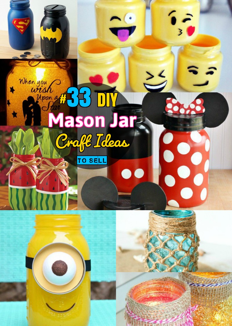 DIY Mason Jar Craft Ideas to Sell