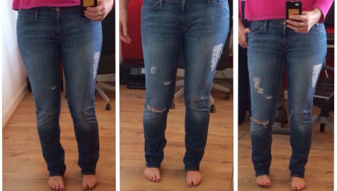 DIY ripped jeans distressed jean