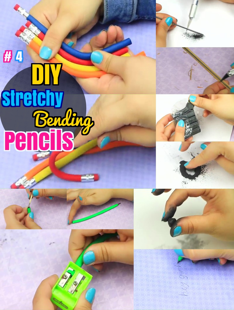 DIY Stretchy Bending Pencils