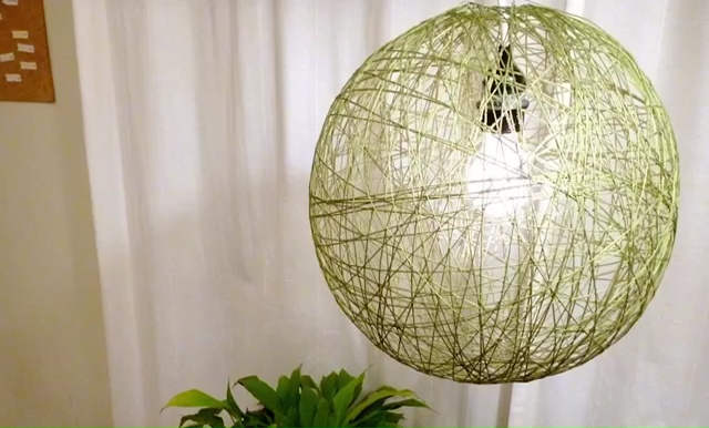 DIY String lights how to make pendant string decor light (1)