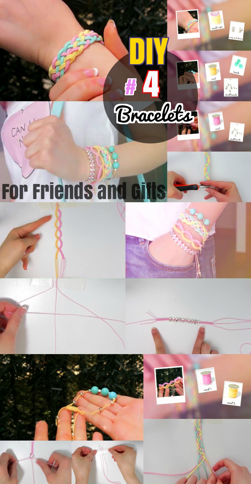 DIY bracelet craft ideas for gift and friends