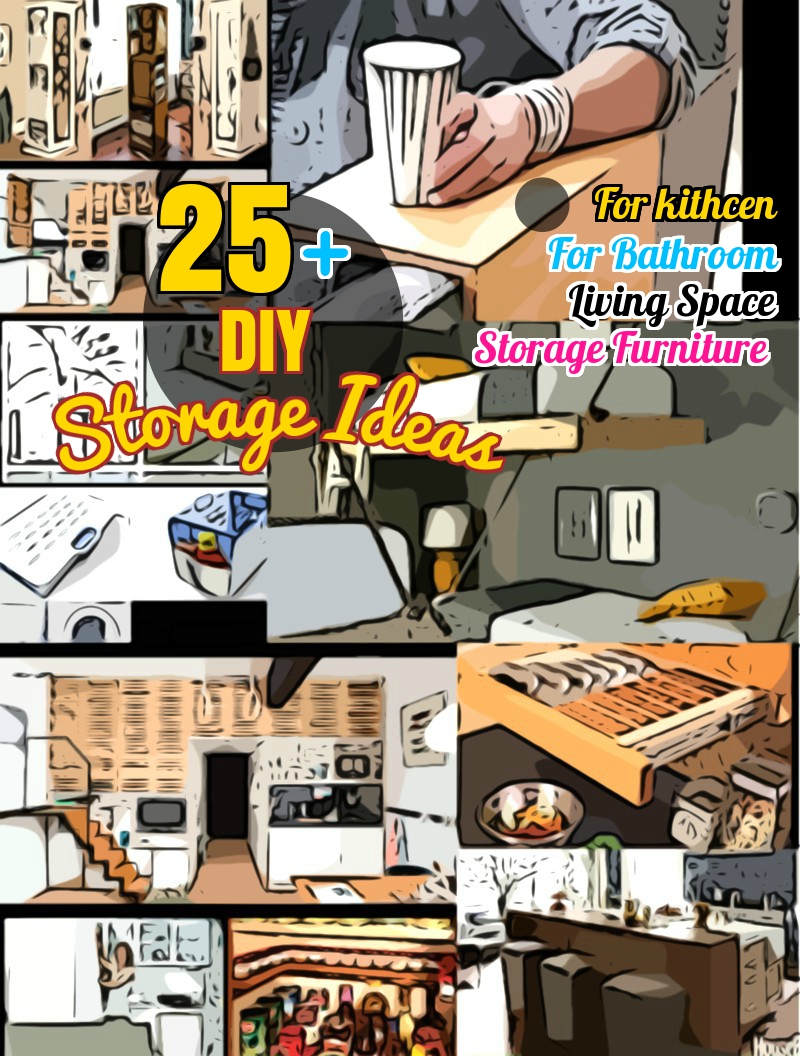 DIY storage ideas for small apartment