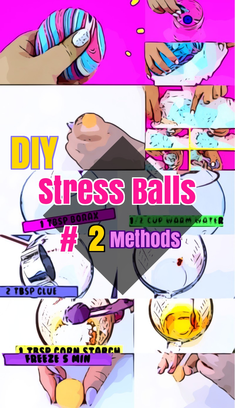 DIY stress balls with diaper and borax