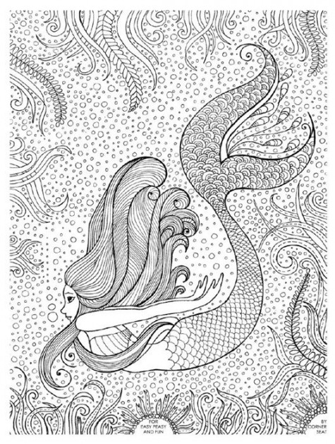 #72 DIY Mermaid Ideas : Mermaid Costumes Coloring pages Dresses and
