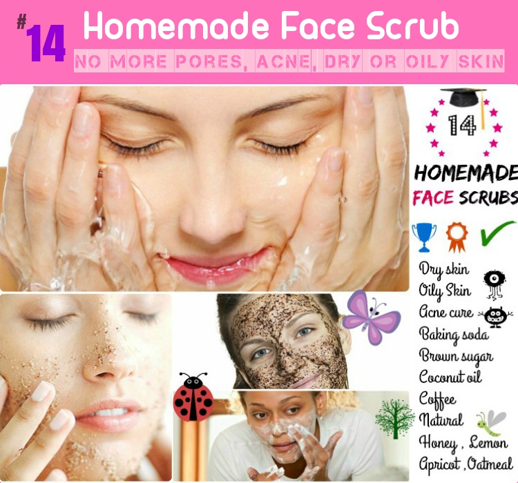 BEST Scrub For Skin EXFOLIATION at HOME [ DIY LIP & FACE SCRUB RECIPE ] 