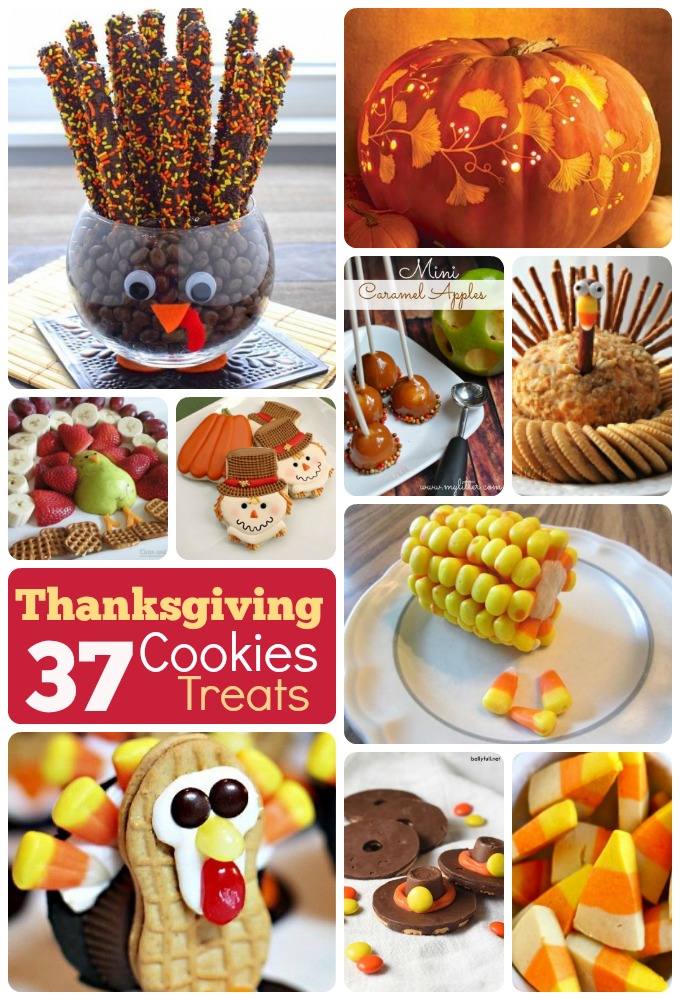 DIY Thanksgiving cookies treats recipes ornaments ideas