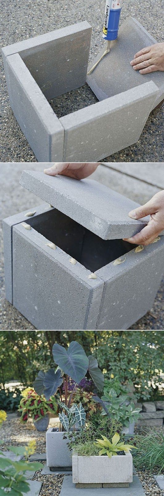 70 DIY Planter Box Ideas Modern Concrete Hanging Pot Wall Planter