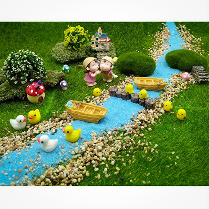 1PC Lovely Fairy Garden Miniature Girls DIY Micro Landscape Ornament Decor CYG$ 