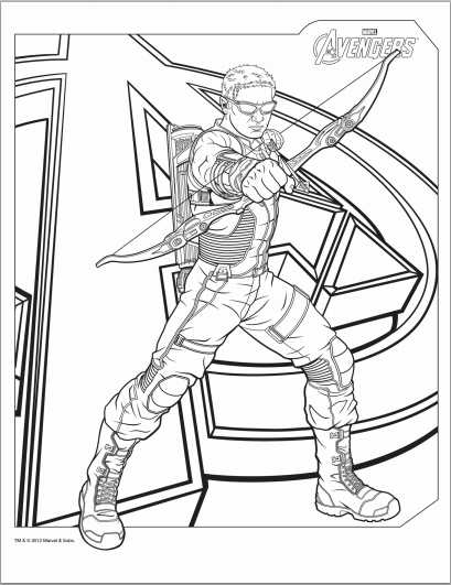 Avengers coloring pages n1