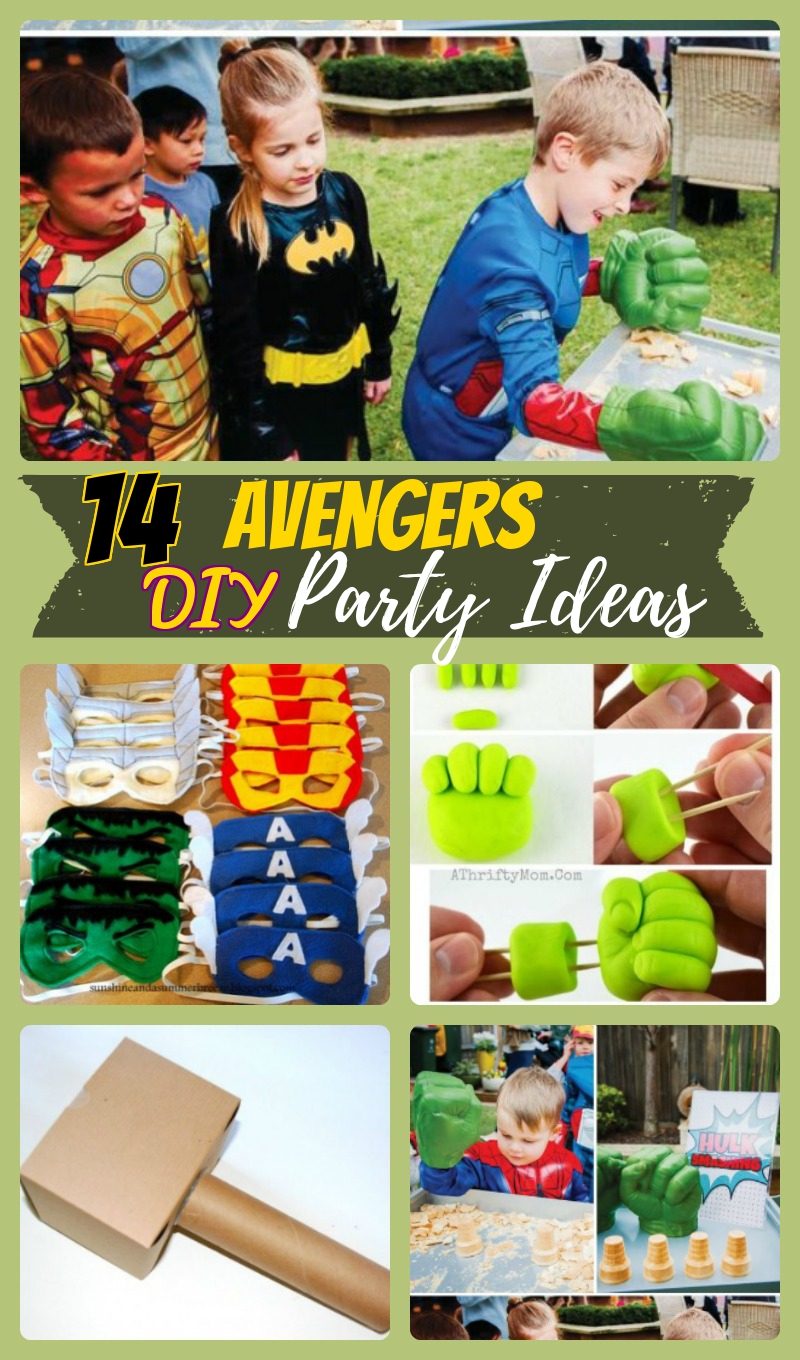 46 Avengers Birthday Party Ideas: Food and Superhero Activities