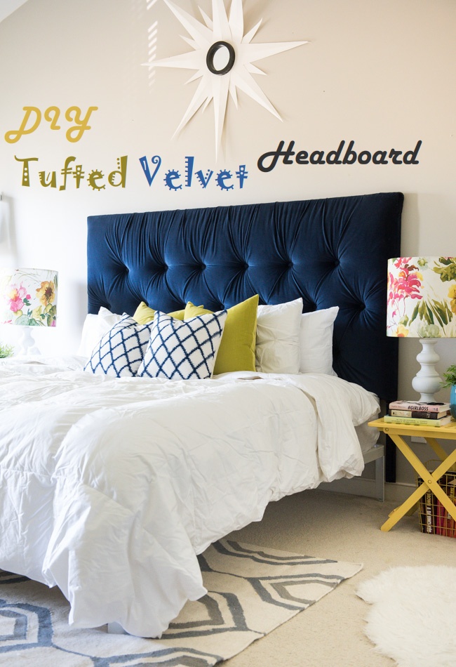 45 Diy Bedroom Headboard Ideas, Royal Blue Headboard Bedroom Ideas