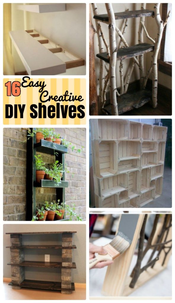 16 Attractive DIY Shelves for your Homely Stuff