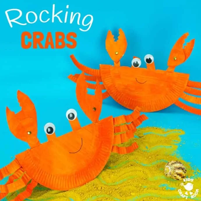 Sea Crafts Making Paper Plate Crabs for Hours of Fun