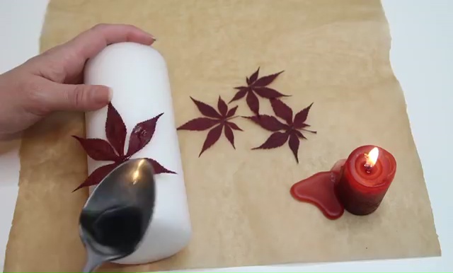 DIY Pressed flower candles (13)