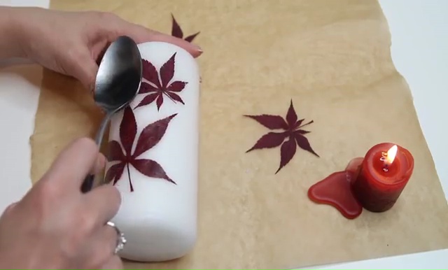 DIY Pressed flower candles (14)