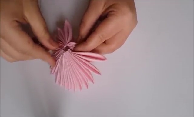 How to Ribbon Flower with Pearl Beads (15)