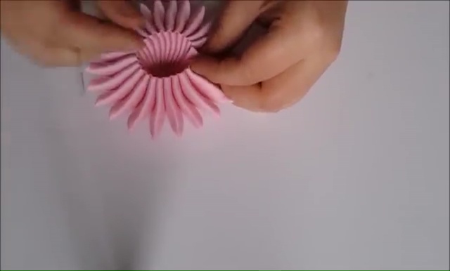 How to Ribbon Flower with Pearl Beads (16)