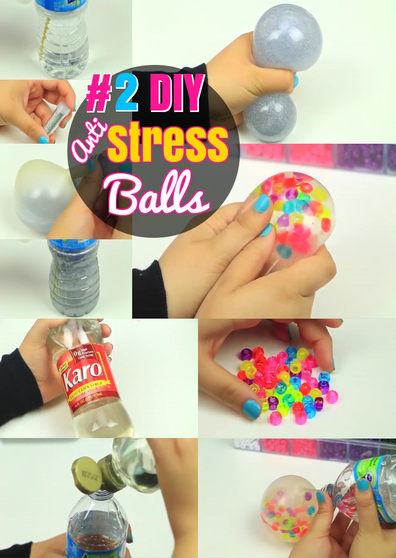 DIY Homemade Orbeez Glittering Stress balls