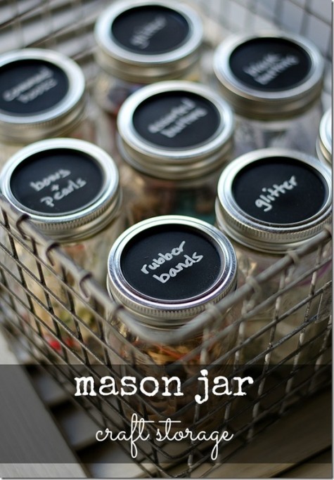 DIY-Mason-jar-storage-organizer