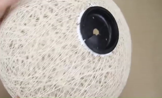DIY String lights how to make pendant string decor light (31)