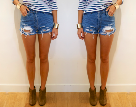 DIY ripped jeans distressed jean