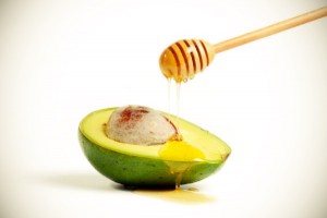 Honey avocado face mask