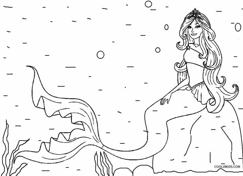 Mermiad Coloring pages (1)