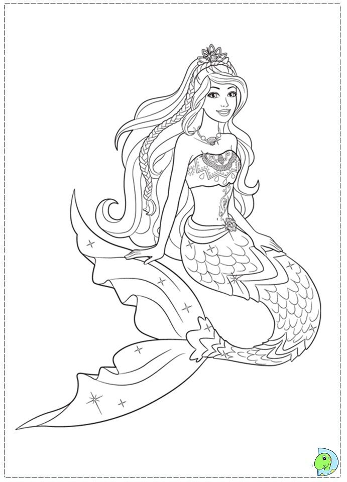 Mermiad Coloring pages (3)
