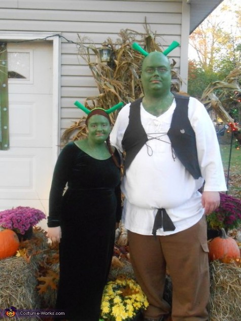 33 DIY Shrek Costume & Birthday Party ideas and Shrek Coloring pages