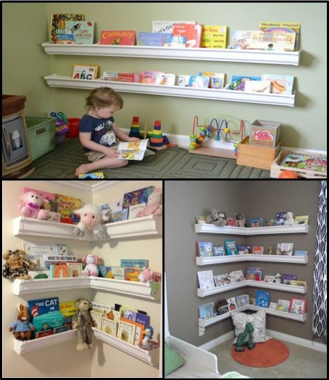 diy bookshelves for kids