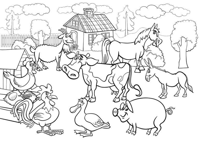 Farm Coloring Pages 15 - DIY Craft Ideas &amp; Gardening