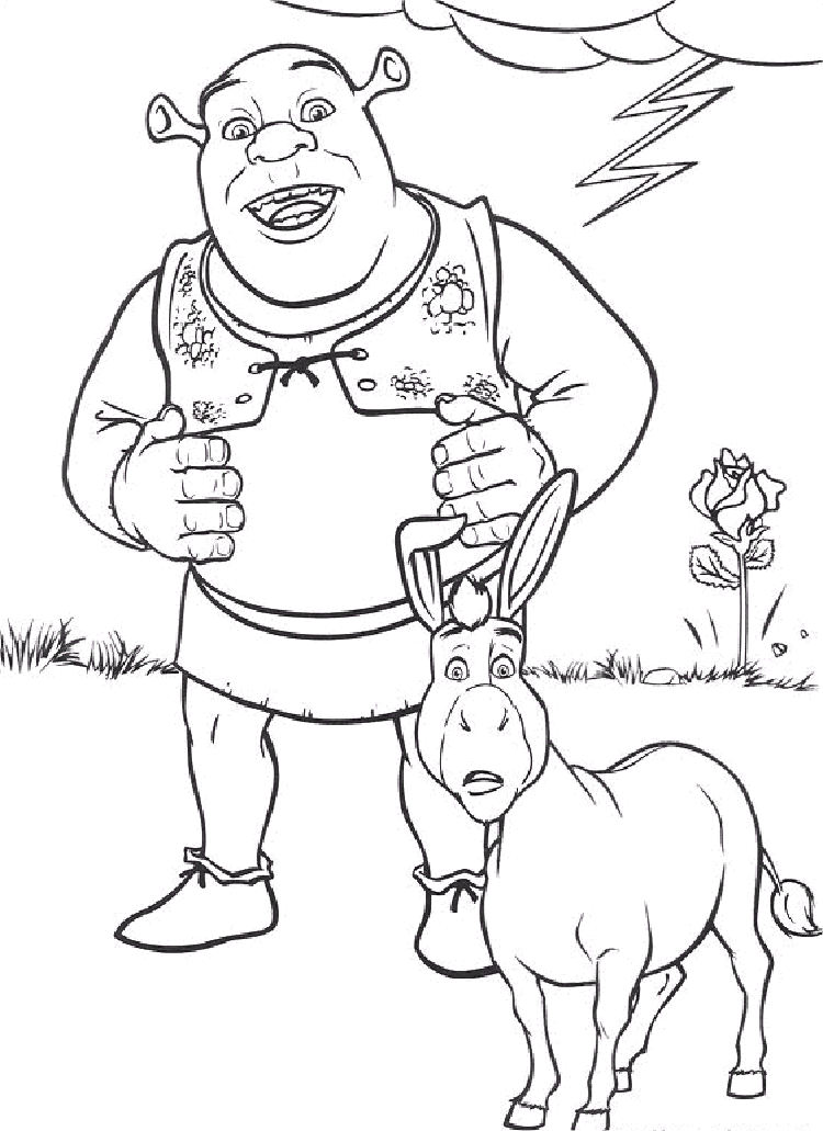 #33 DIY Shrek Costume & Birthday Party ideas and Shrek Coloring pages